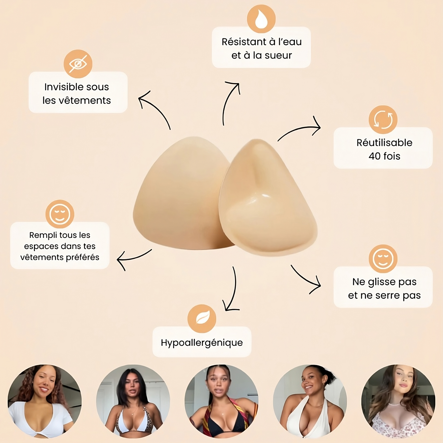 Sveltis™ Coussinet Push-up